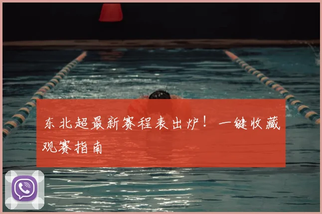 东北超最新赛程表出炉！一键收藏观赛指南